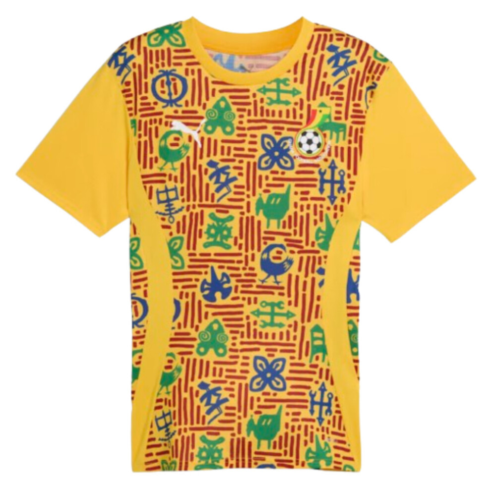 Puma (3Xl) 2024-2025 Ghana Pre-Match Ss Jersey (Yellow) Yellow