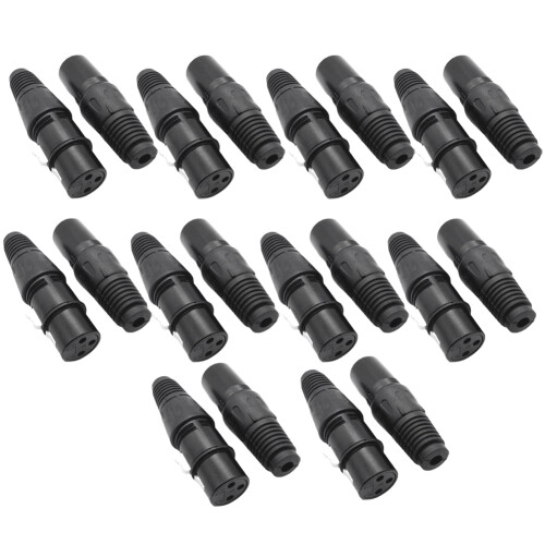 10 par kabli mikrofonowych XLR 3-pin Plug Co 2