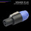 20 bucăți conector NL4FC cu 4 poli, 4 pini – Ohm plug pentru difuzor 3