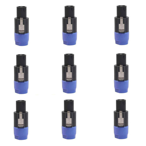 20 bucăți conector NL4FC cu 4 poli, 4 pini – Ohm plug pentru difuzor 1