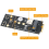 M.2 (NGFF) Key B-adapter met SIM-sleuf voor 3G/4G/5G 10