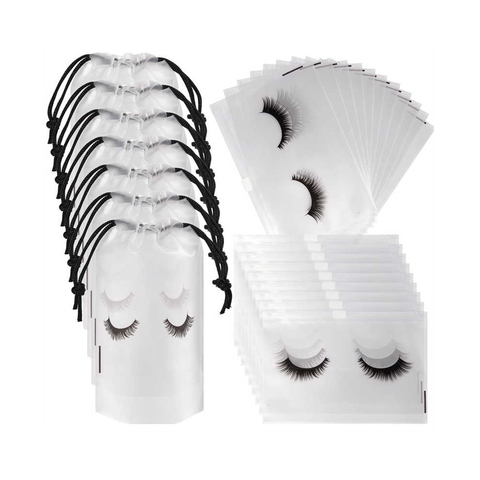 Semoic 100Pcs Eyelash Aftercare Bags Lash For Clients Cut
