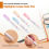 Set di 6 evidenziatori curvi con forme diverse 7