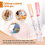 Set di 6 evidenziatori curvi con forme diverse 9