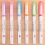 Set di 6 evidenziatori curvi con forme diverse 10