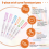 Set di 6 evidenziatori curvi con forme diverse 6