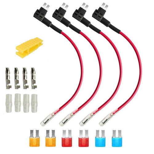 τεμάχια 12V-24V Προσθήκη κυκλώματος Micro2 με ασφάλεια, Piggy 2