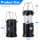 Solar LED Portable Lantern Telescopic Torch Lamp M 4