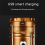 Solar LED Portable Lantern Telescopic Torch Lamp M 6