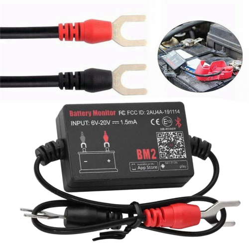 BM2 Batterimonitor Tester 12V Bluetooth 4.0 Bil A