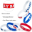 Braccialetti in gomma siliconica da baseball da 24 pezzi 5