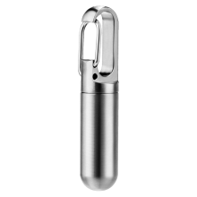Kleine sleutelhanger met pillendoosje, draagbaar en waterdicht