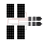 1 par 4-grenet Y-type adapter, han og hun, Sol 8