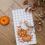 Set van 2 herfstkeukendoeken, oranje pompoen 5