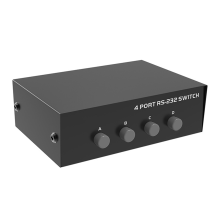 RS232-porttien kytkin, DB9-liitin, COM-portin jakaja, 4-in-1