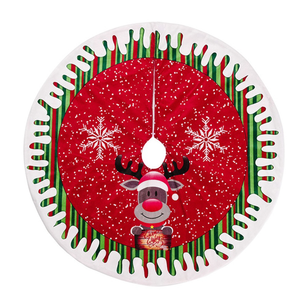 Christmas Tree Skirt Santa-Claus Xmas Tree Base Wr-image-OPC-PHZYWRM-NEW