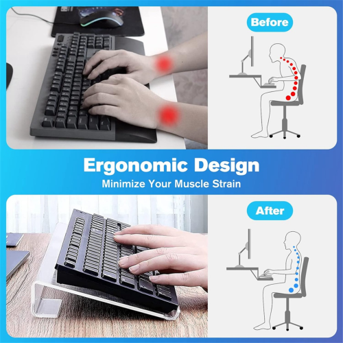 Computer Keyboard Stand Keyboard Riser Acrylic Key 2