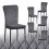 AINPECCA (Grey, 6) Light Luxury Dinning Chair Office Backrest Bedroom 1