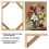 2 Set DIY Solid Wood Canvas Frame Kit, 16X20 Inch 6