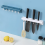 Portacoltelli da cucina a parete con contenitore 4