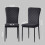 AINPECCA (Black, 4PCS) Dinning Chair Velvet High Backrest 4