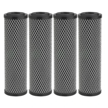 4 stuks koolstoffilters voor water, 10 inch, standaard voor hele huis