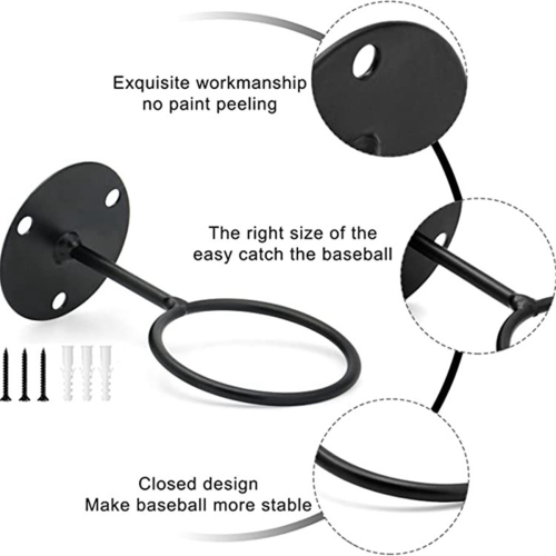 Baseball Bat Rack Storage Shelf Display Holder Mul 2