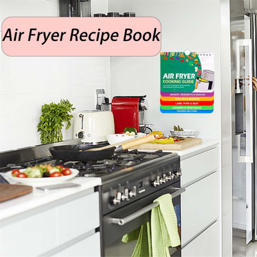 Libro de recetas para freidoras de aire, guía de cocina con aire, freidora magnética B 2