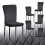 AINPECCA (Black, 6) Light Luxury Dinning Chair Office Backrest Bedroom 1
