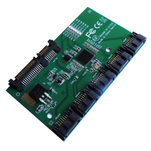 SATA-utvidelseskort 1 til 5 porter SATA 3.0-kontroller