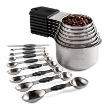 16Pc Magnetic Stainless Steel Measuring Cups & Spo