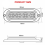 10 stk 12V-24V 4 LED bil side markerlys blinklys 7