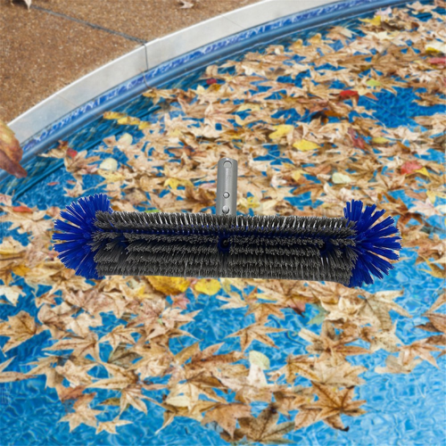 Cabezal de cepillo para piscina con mango de aluminio 2