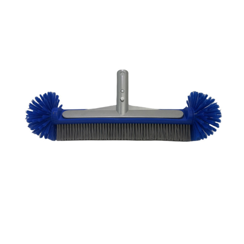 Cabezal de cepillo para piscina con mango de aluminio 1