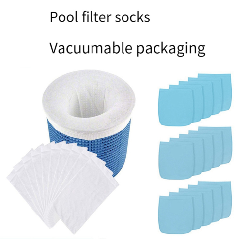 10PCS Pool Skimmer Filter Pool Skimmer Sock Reusab 2