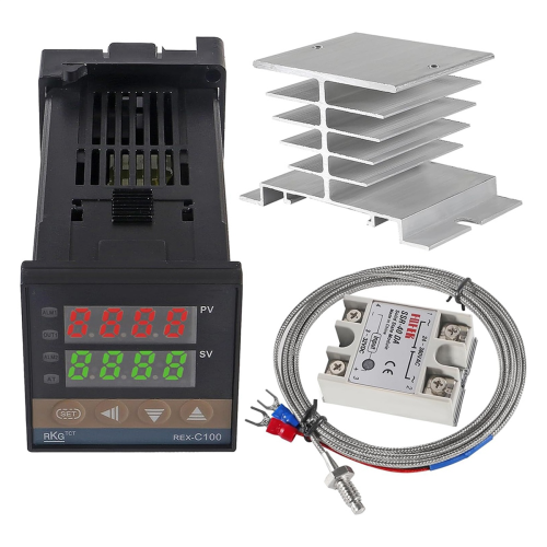 Kit termostato con regolatore PID REX-C100 2
