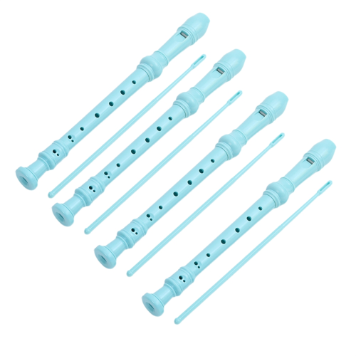 Sky Blue ABS Recorder 8-Hole Treble 8-Hole Childre