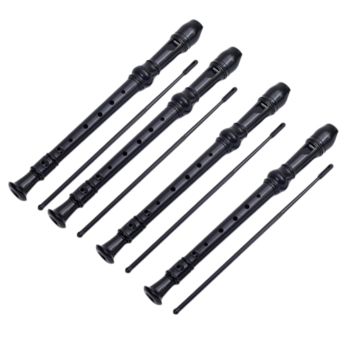 Black ABS Recorder Treble 8-Hole Musical Instrumen 2