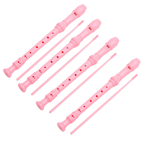 Pink ABS Recorder Treble 8-Hole Musical Instrument 2
