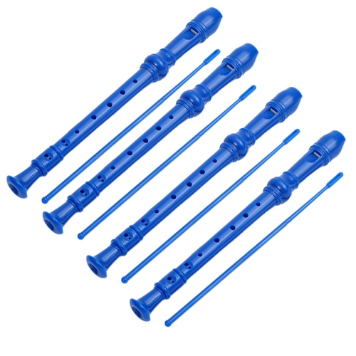 Blue ABS Recorder 8-Hole Treble 8-Hole Children'S 1