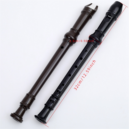 Coffee Color ABS Recorder Treble 8-Hole Musical In