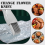 Slicing Knife, Stainless Steel Scallion Knife, Kit 4