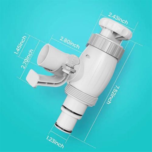 Pool-Schlauchadapter, Pool-Schlauchhalter und Kolbenventil 2