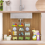 2PCS Clear Stackable Storage Drawers,Bathroom Make 5