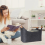 Foldable Wood Basket Large Capacity 57 L Fireside 9