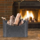 Foldable Wood Basket Large Capacity 57 L Fireside 5