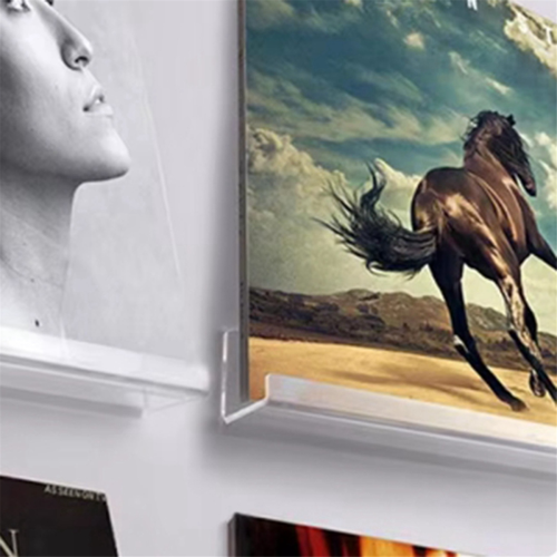 Acrylic Record Display Stand Shelf Clear Wall Moun 2