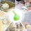 Copos e colheres medidoras transparentes multiuso 11