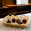 Mesa de centro decorativa con bandeja rectangular de borde ondulado 3