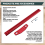 Precisionsmarkering T-regel Snickares ritningslinjal 10